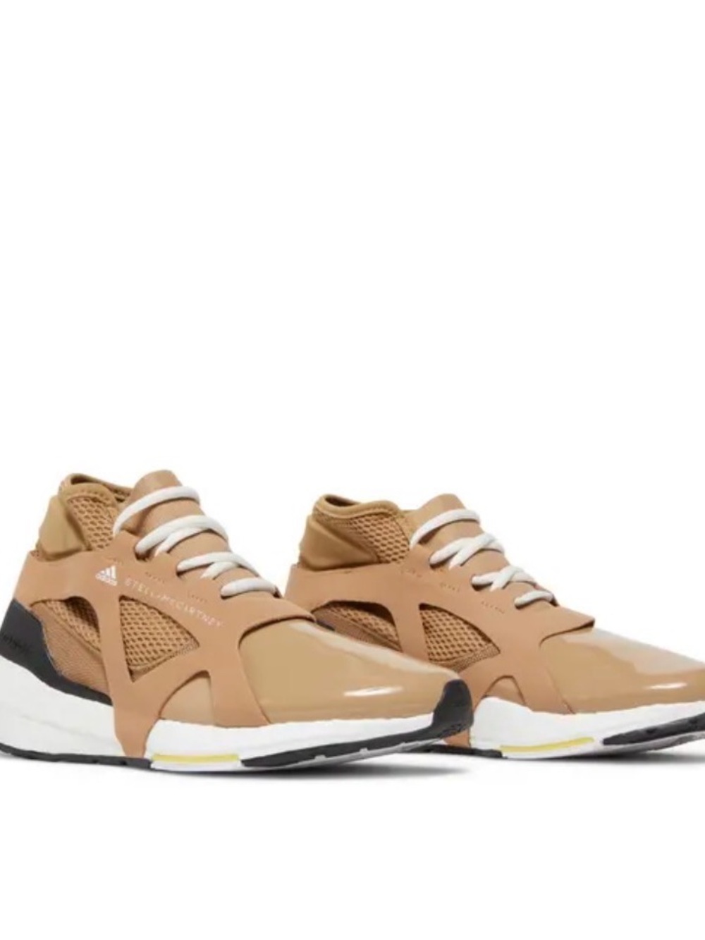 Stella McCartney Tan and White Athletic Sneakers